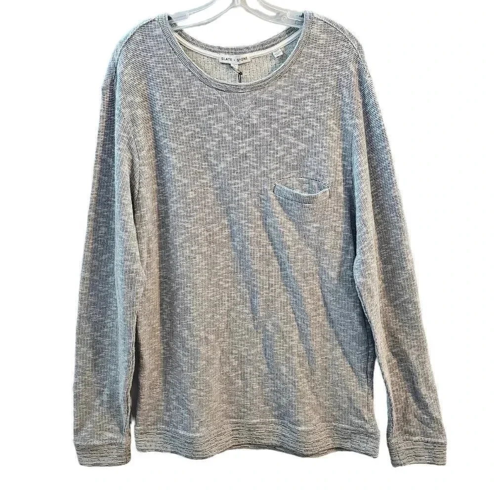 Slate‎ & Stone Long Sleeve Palmer Crewneck Top Size X-large